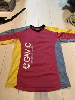 美品✨GAVIC サッカーシャツ Sサイズ ピンク/イエロー/グレー