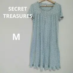 匿名配送✨SECRET TREASURES【 M】花柄半袖ロングワンピース