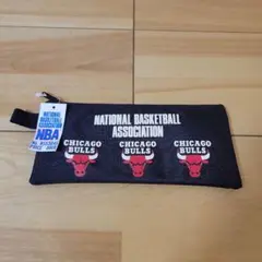 Bulls　ブルズ　ペンケース　筆箱　NBA バスケットボール　ポーチ