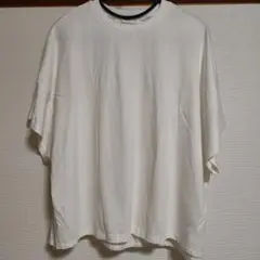 Mushroom ホワイトバッグギャザーシャツ