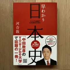 早わかり日本史 河合敦著