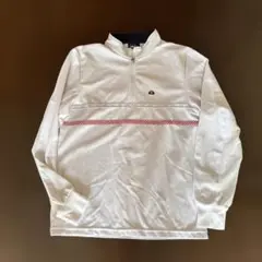 ellesse ハーフジップ トップス ホワイト