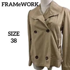 FRAMeWORK フレームワーク ブルゾン コットン ブラウン系 サイズ38