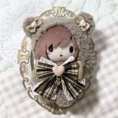 ぬい服 10cm くま ブラウン