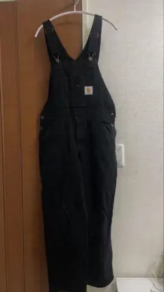 Carhartt ブラックオーバーオール