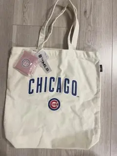 MLB シカゴ・カブス トートバッグ 帆布トートバッグ コインケース付き