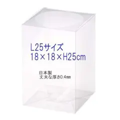 L25サイズ18×18×25 1個（複数割引あり）クリアケース ケース　ボックス
