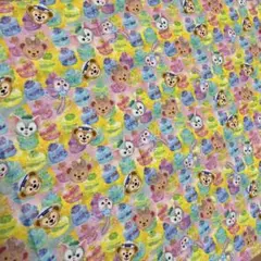 生地　ダッフィー シェリーメイ ジェラトーニ ステラルー マカロン 黄色