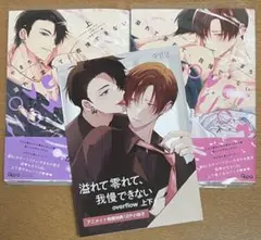 溢れて零れて、我慢できない overflow 上・下巻 【アニメイトセット】