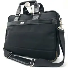 【美品】サムソナイト　ビジネスバッグ　2way A4収納可能　ブラック　ナイロン