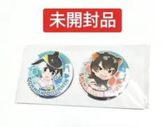 けものフレンズ3 マイルカ、タスマニアデビル 缶バッジ　未開封品