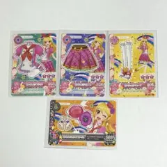 アイカツ！カード 星宮いちご ピンクトルテコーデ SP フル 4点