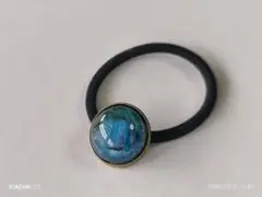 planetno9 宇宙　大人　ゴシック　ヘアゴム　青