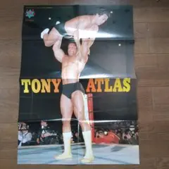 デラックスプロレス トニー・アトラス TONY ATLAS ポスター