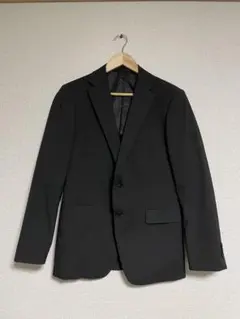 【元値4万円】洋服の青山　スーツ【美品】上下セット　黒　ブラック 2つボタン