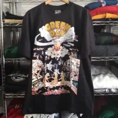 グリーンデイ 両面プリント バンドＴシャツ L