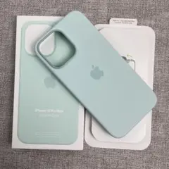 「新品未使用」iPhone 16 ProMax シリコンケース ミントグリーン