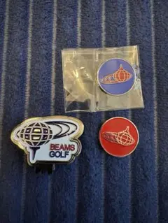BEANS GOLF ゴルフマーカー 3個セット