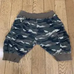 柔らかいパンツ　迷彩柄　サイズ80 ハーフパンツ