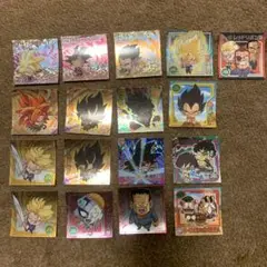 ドラゴンボール ウエハース　シールセット 全17枚