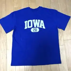 Iowa 20 プリント Tシャツ 青