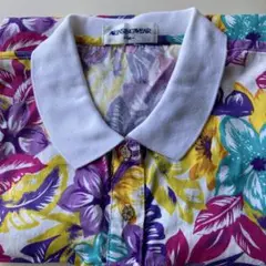 Munsingwear フラワーポロシャツ Mサイズ
