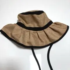 チャオパニックティピー　麻　ストローハット　夏