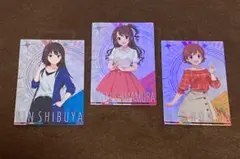 ツアーズレア 3枚　島村卯月　渋谷凛　本田未央　ツアマス