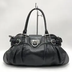 Salvatore Ferragamo ハンド バッグ ガンチーニ ブラック