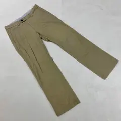 エクストラスリムフィット チノパン ベージュ ストレート ローライズ 76X71
