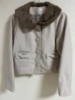 青木美沙子 ジャケット ショートコート Sサイズ