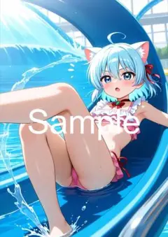 A4サイズアートポスター 1点もの 美女ポスター最高品質 E-F-５