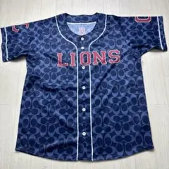 【入手困難⭐COACH LIONS】恐竜　2023 ユニフォーム　サイズS Amazon.co.jp: 西武 ライオンズ ユニフォーム コーチ 獅子女