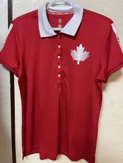 カナダ メープルリーフロゴ ポロシャツ