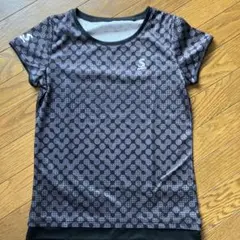 スリクソン　テニス　ゴルフ　ブラック　グレーTシャツ　おしゃれ　L