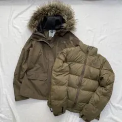 THE NORTH FACE ファー付き アウター 3WAY ダウンジャケット付