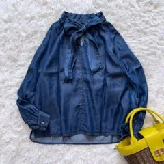 定価21780円 試着のみ♡ ベアトリス ボウタイ ブラウス ヴィンテージ加工