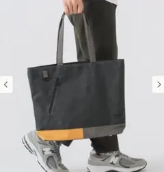 【新品（未使用）】beams ダークグレー トートバッグ 大容量