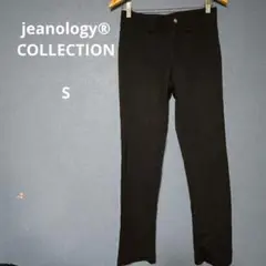 jeanology COLLECTION レディース スリムフィットパンツ 黒