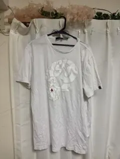 HYDROGEN ホワイト スカルプリント Tシャツ L