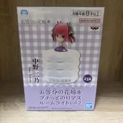 【新品未使用】五等分の花嫁＊ プチっとのりマスルームライトvol.2 中野二乃