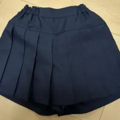ネイビー プリーツスカート 130