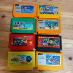 ファミコンソフト8つ