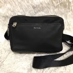 新品同様✨ポールスミス ナイロン　レザー　 ショルダーバッグ　ブラック