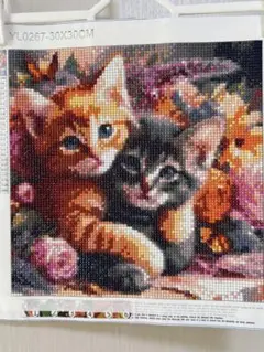 ダイヤモンドアート完成品　約25×25（余白含まず）
