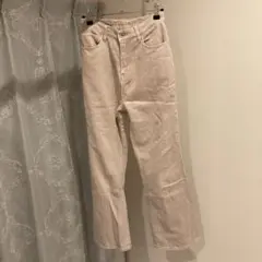 ライトピンク フレアパンツ Mサイズ