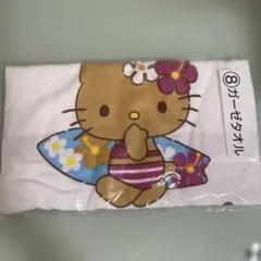 サンリオくじ 日焼けキティ ⑧ガーゼタオ ル