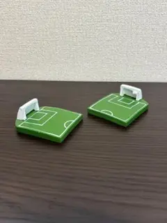 サッカーコート　ミニチュア×2