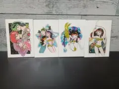 高橋留美子 原画カード うる星やつら 4枚セット