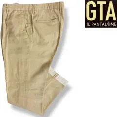 J6238 美品 GTA バイロン リネン1プリーツグルカパンツ ベージュ 52